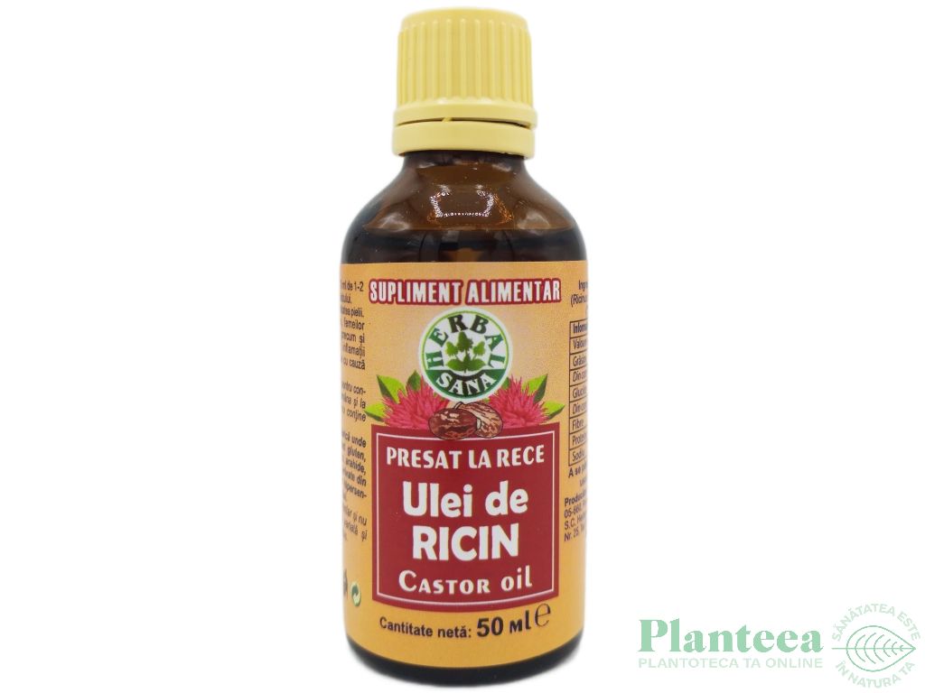 Ulei ricin 50ml - HERBAL SANA