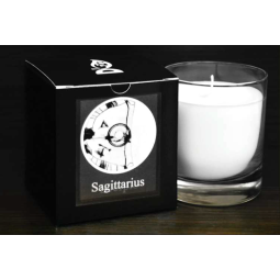 Candela sticla ceara soia Zodiac Sagittarius 130g - D`ECO