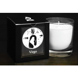 Candela sticla ceara soia Zodiac Virgo 130g - D`ECO