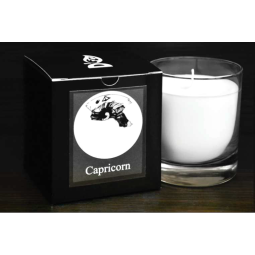 Candela sticla ceara soia Zodiac Capricorn 130g - D`ECO