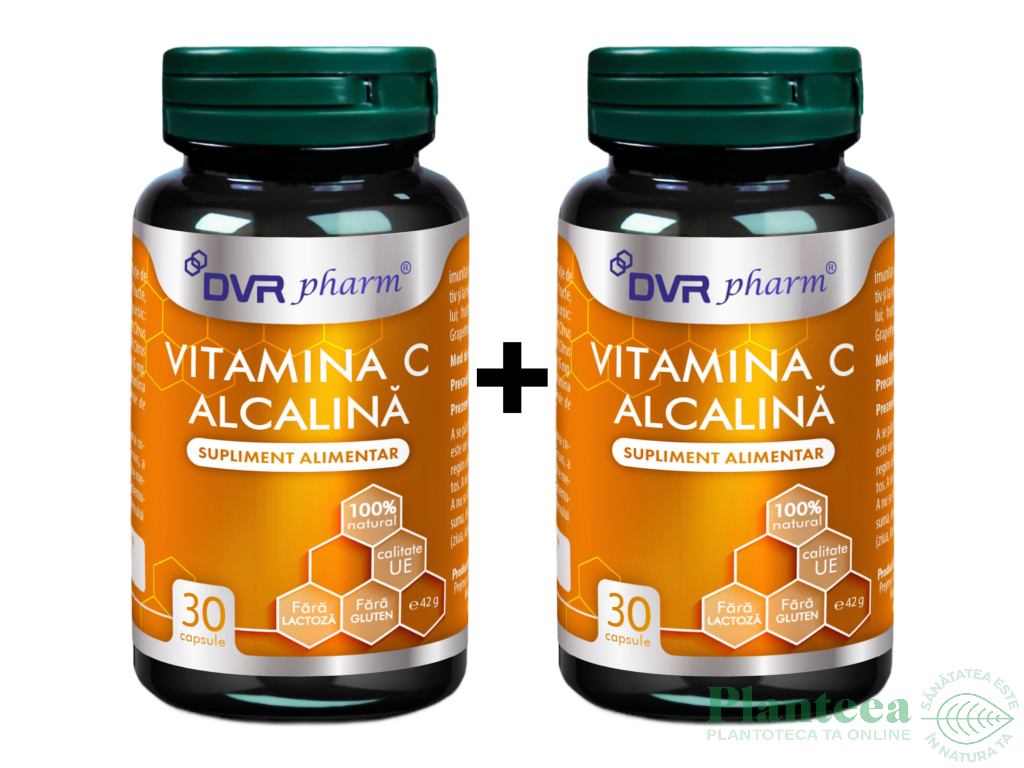 Vitamina C alcalina 2x30cps - DVR PHARM