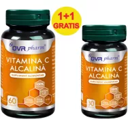 Pachet Vitamina C alcalina 60+30cps - DVR PHARM