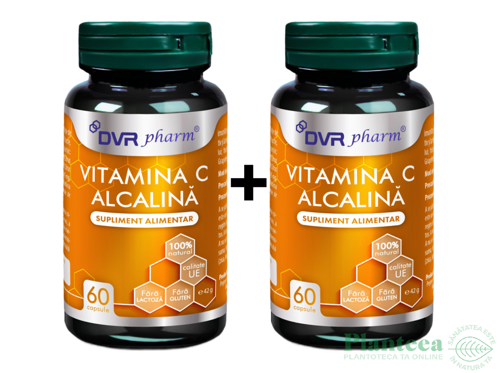 Vitamina C alcalina 2x60cps - DVR PHARM