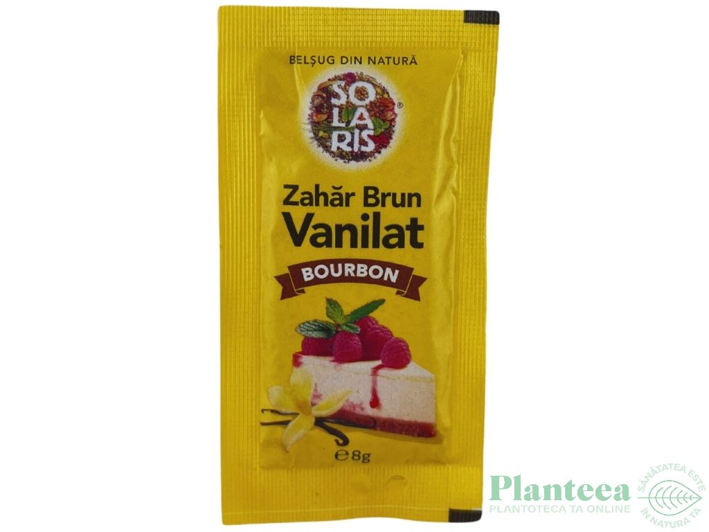 Zahar brun vanilat bourbon 8g - SOLARIS