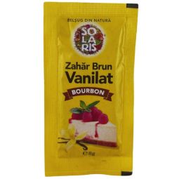 Zahar brun vanilat bourbon 8g - SOLARIS