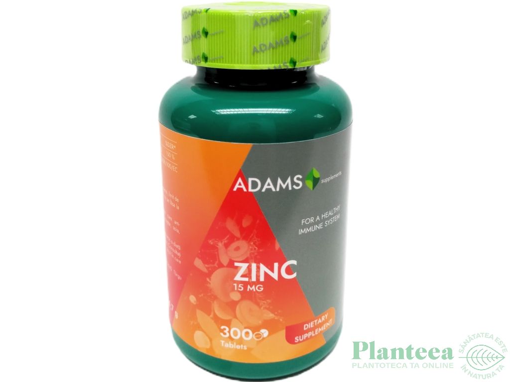 Zinc 15mg 300cp - ADAMS SUPPLEMENTS