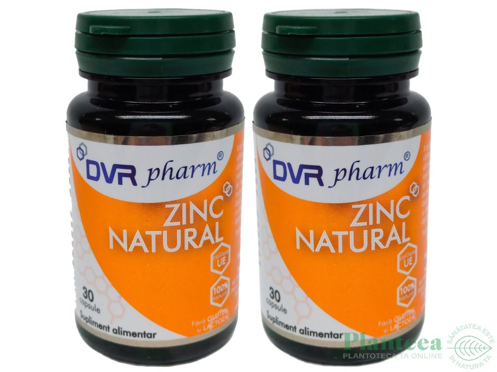 Zinc natural 2x30cps - DVR PHARM