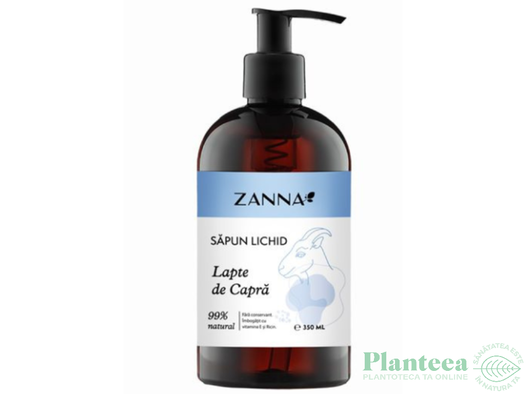 Sapun lichid lapte capra 350ml - ZANNA