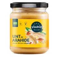 Unt arahide natural fara zahar fara sare eco 250g - YOUBIO