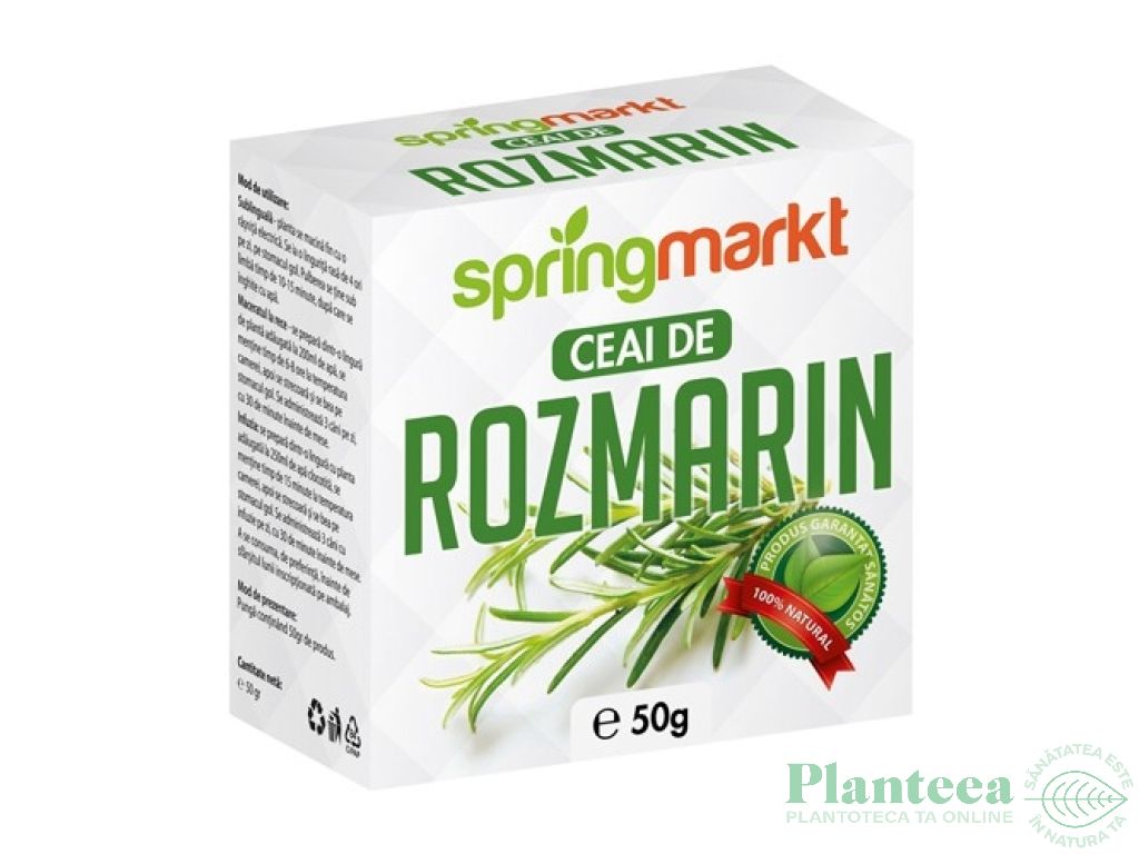 Ceai rozmarin 50g - SPRINGMARKT