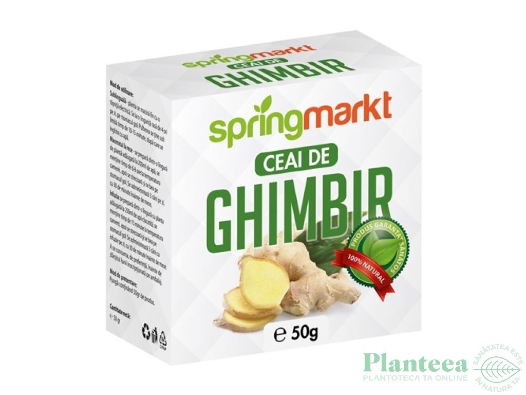 Ceai ghimbir 50g - SPRINGMARKT