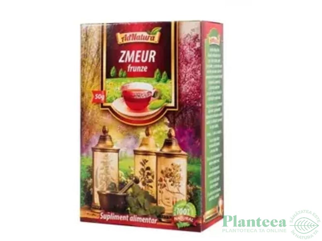 Ceai zmeur frunze 50g - ADNATURA