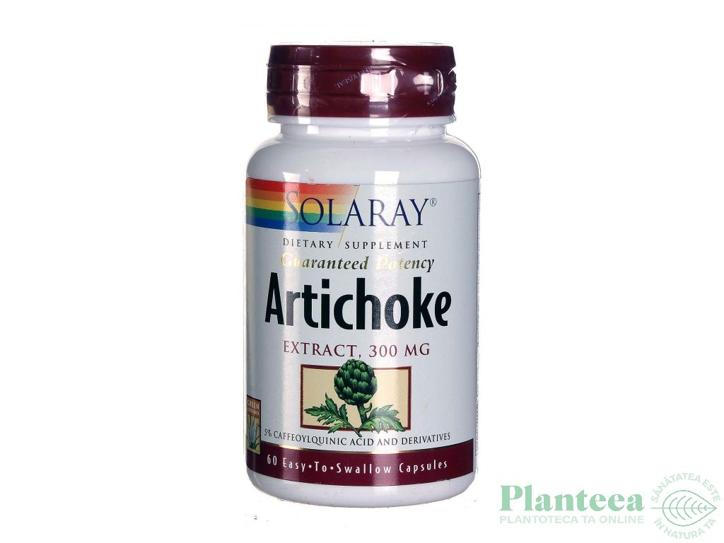 Artichoke extract 300mg 60cps - SOLARAY