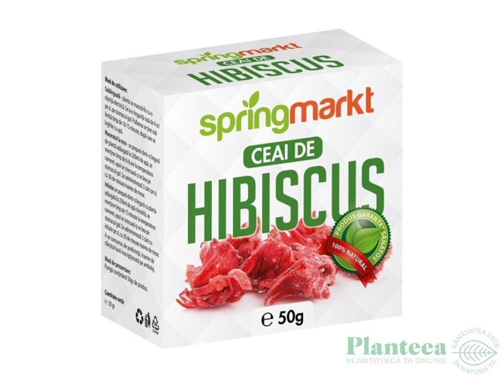 Ceai hibiscus 50g - SPRINGMARKT