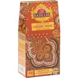 Ceai negru ceylon Caramel dream cutie 100g - BASILUR