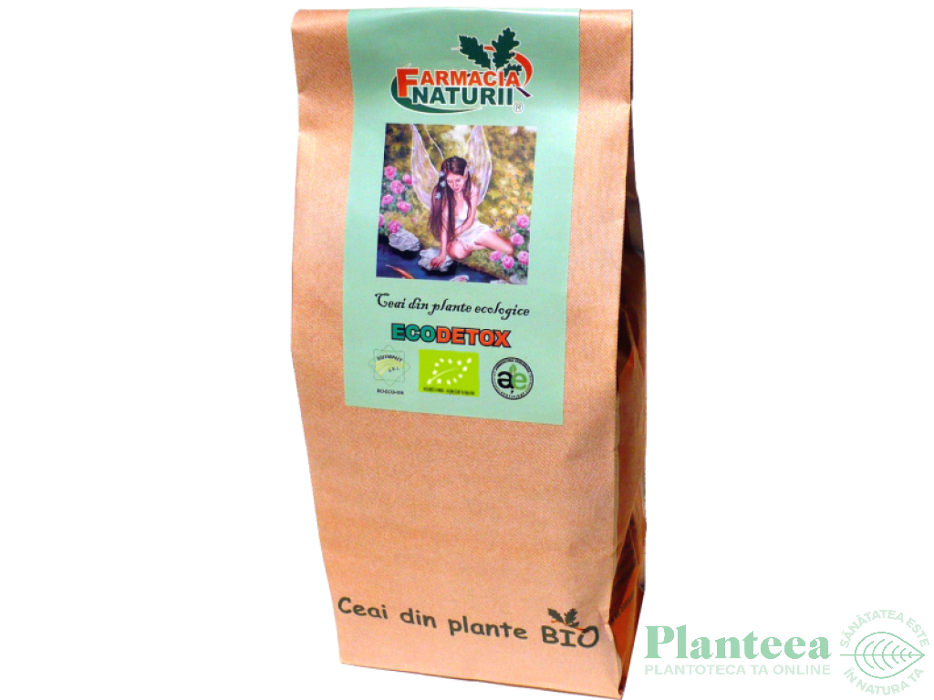 Ceai detoxifiere EcoDetox 50g - FARMACIA NATURII