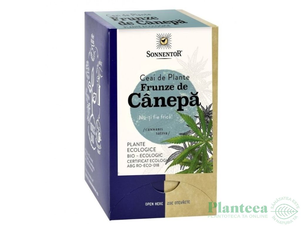 Ceai canepa frunze eco 18dz - SONNENTOR