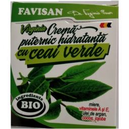 Crema puternic hidratanta ceai verde A E miere 15plante 40ml - FAVISAN