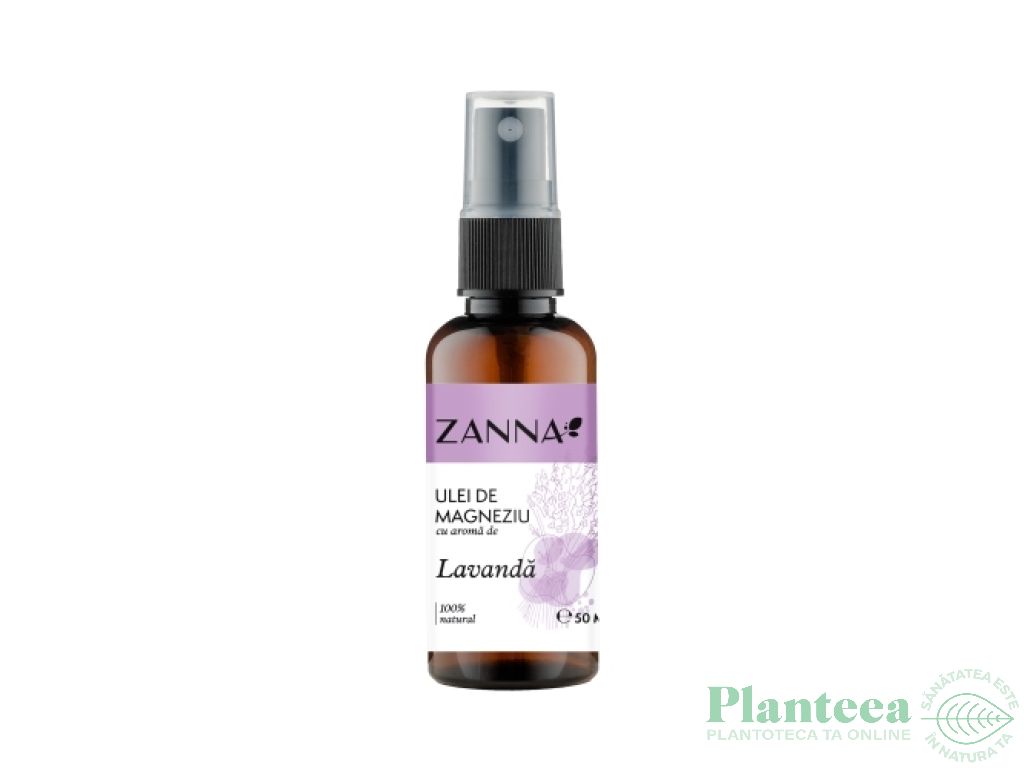 Ulei magneziu cu ulei esential lavanda 50ml - ZANNA