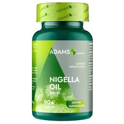 Chimen negru ulei [Nigella oil] 500mg 90cps - ADAMS SUPPLEMENTS