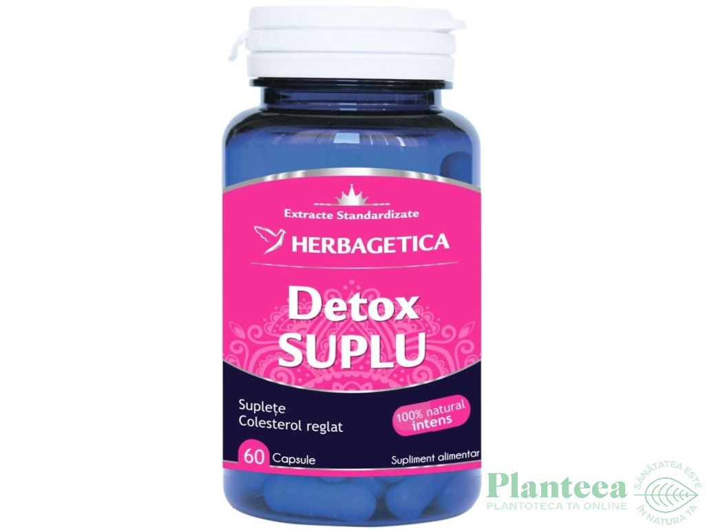 Detox suplu 60cps - HERBAGETICA