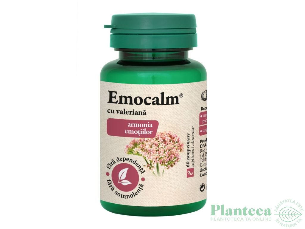 Emocalm valeriana 1x60cp - DACIA PLANT