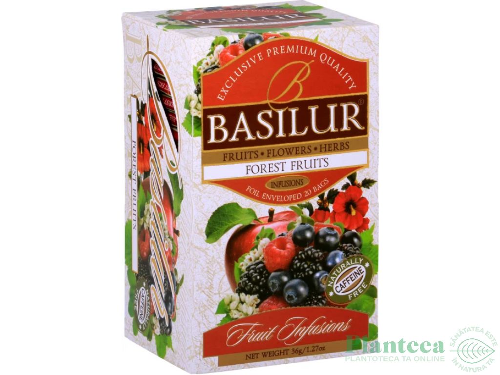 Ceai Fruit Infusions fructe padure 1,8g25dz - BASILUR