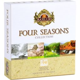 Ceai negru/verde ceylon asortat Four Seasons 4sort 40dz - BASILUR