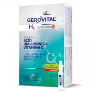 Fiole acid hialuronic 2% vitamina C 10x2ml - GEROVITAL H3 HYALURON