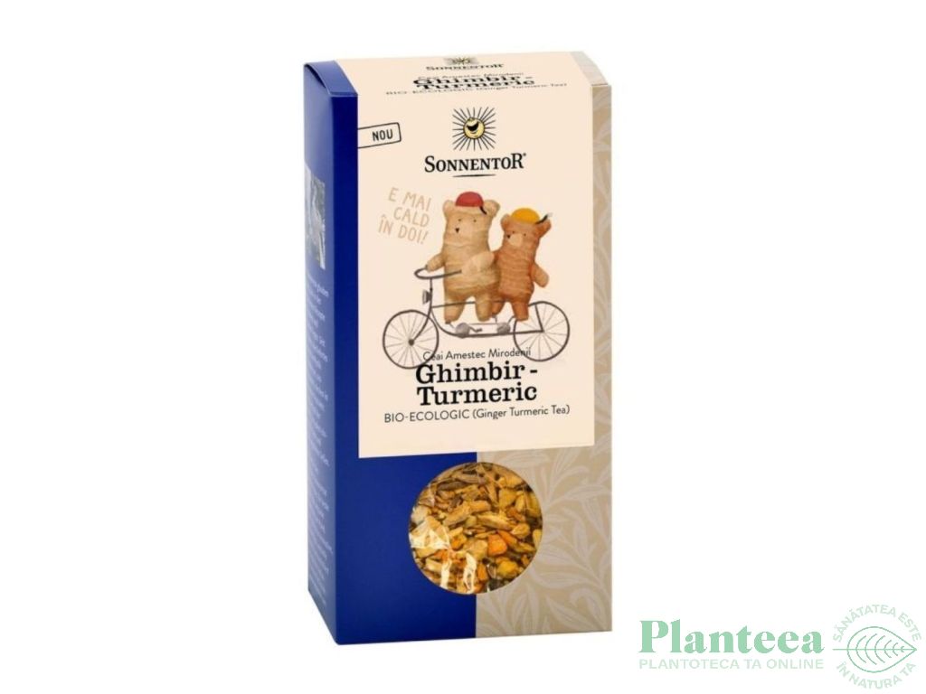 Ceai ghimbir turmeric eco 120g - SONNENTOR