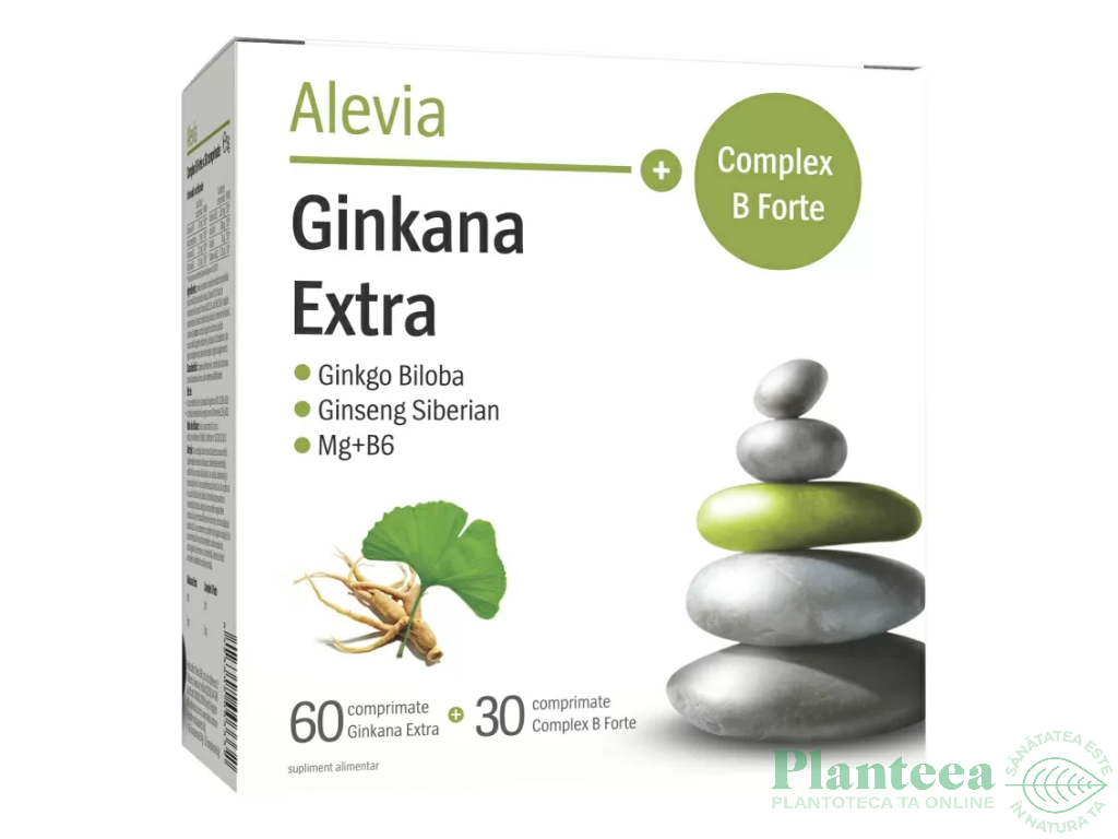 Kit Ginkana Memento 60cp+Complex B forte 30cp - ALEVIA