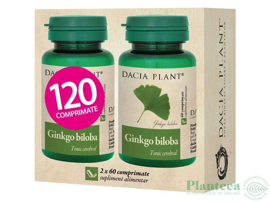 Ginkgo biloba 120cp - DACIA PLANT