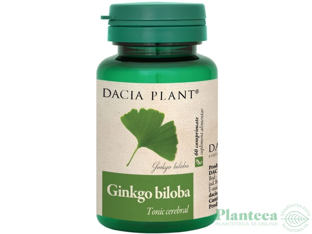 Ginkgo biloba 60cp - DACIA PLANT