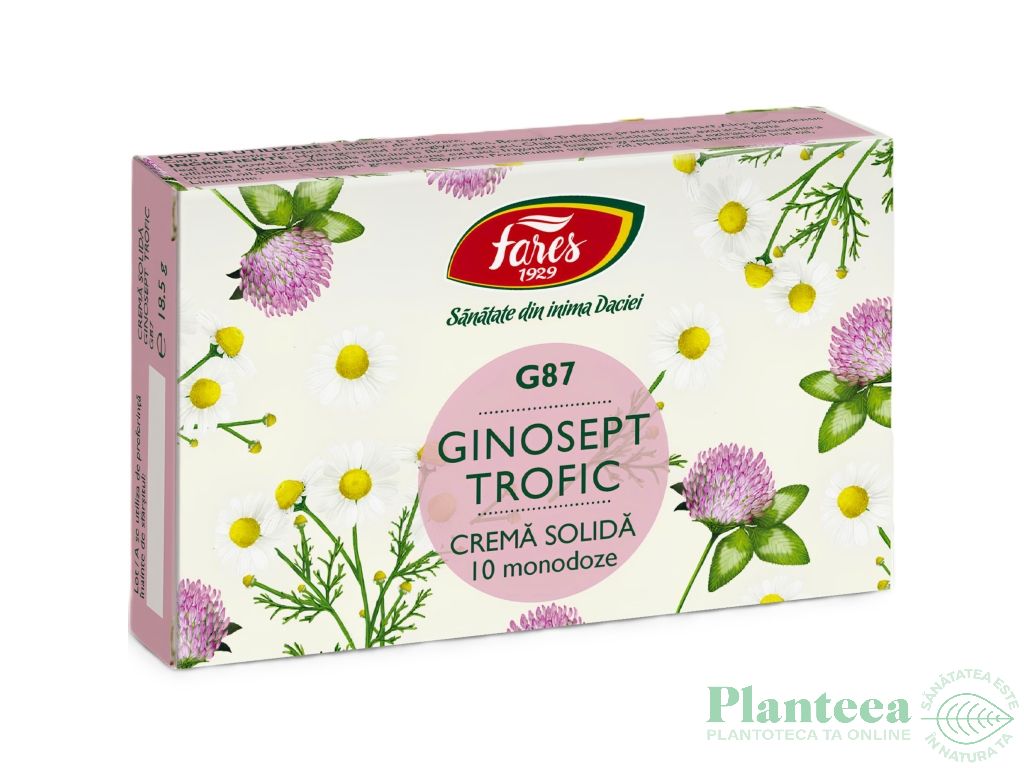 Crema solida Ginosept Trofic 10monodoze 18,5g - FARES