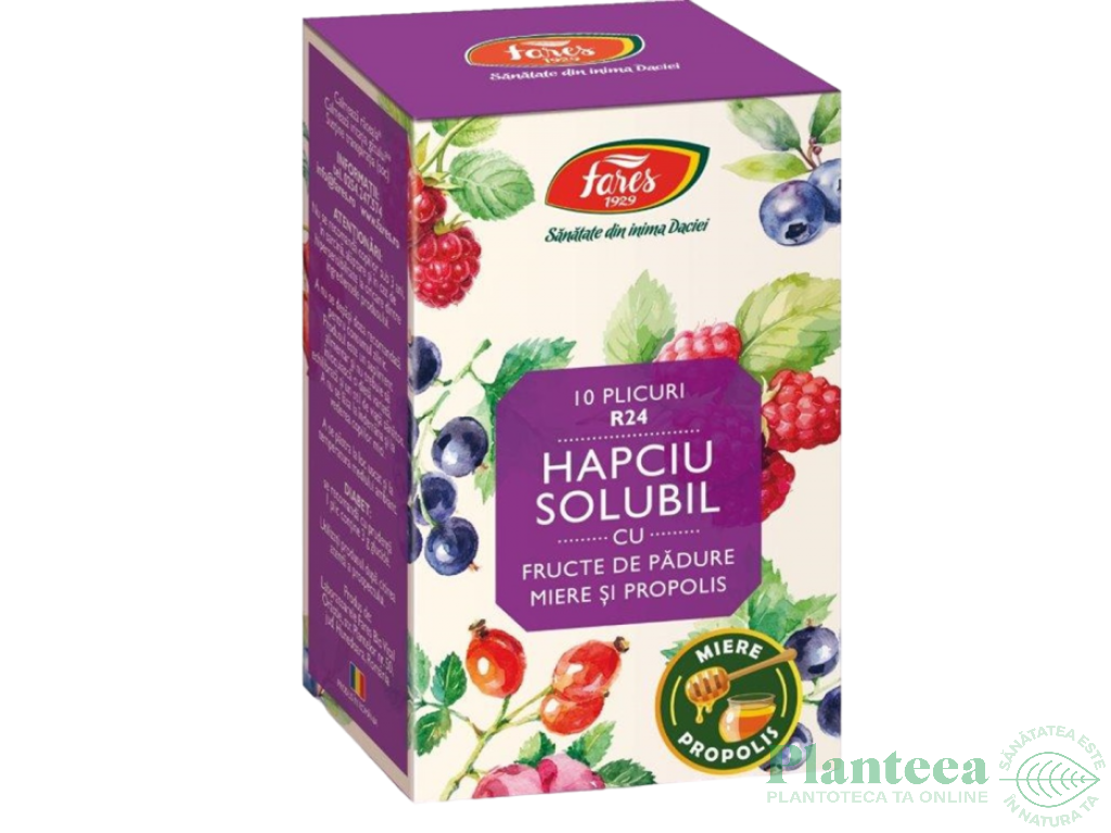 Hapciu fructe padure [raceala gripa] solubil 10pl - FARES