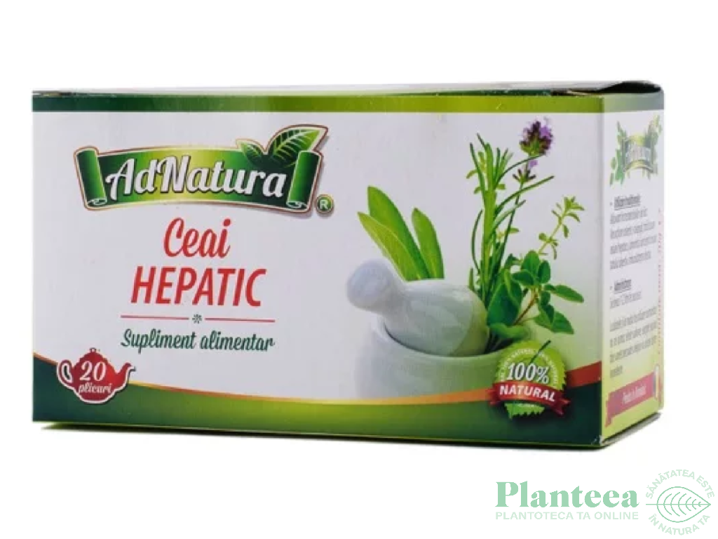 Ceai Hepatic 20dz - ADNATURA