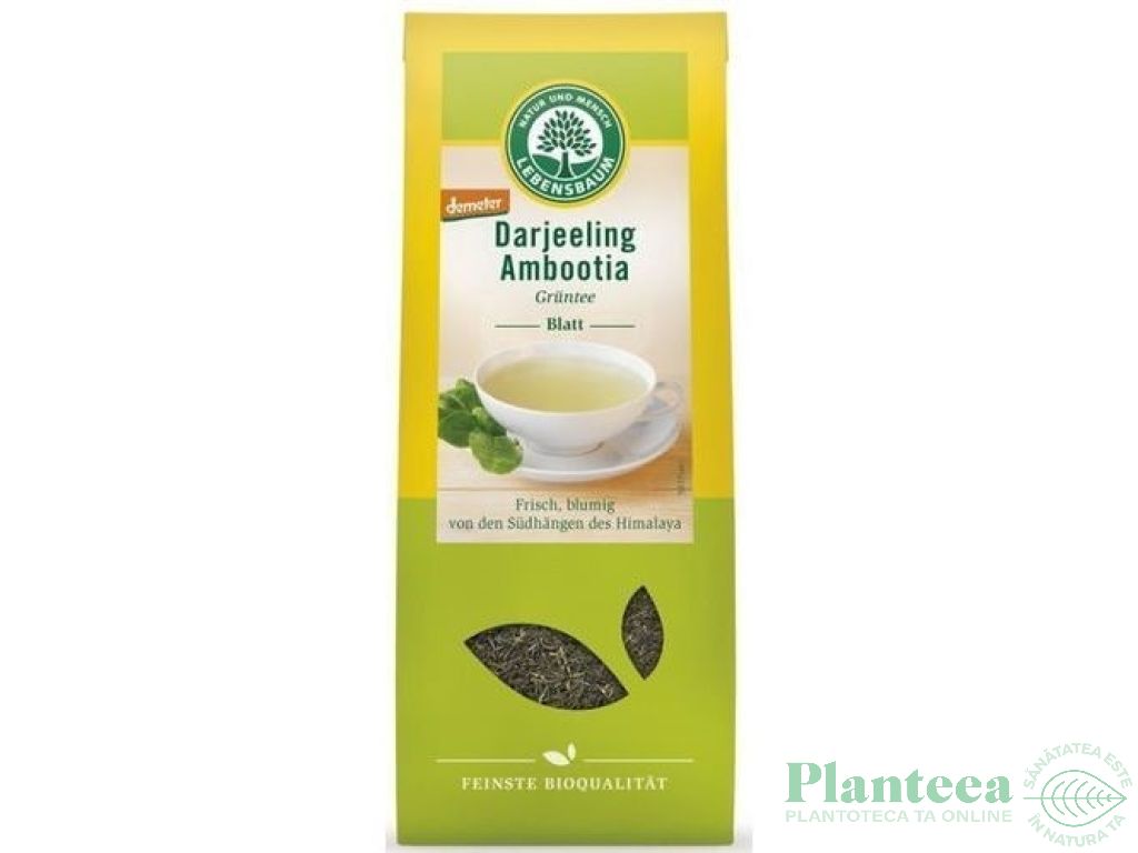 Ceai verde darjeeling ambootia Demeter eco 50g - LEBENSBAUM