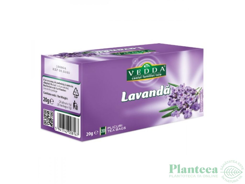 Ceai lavanda 20dz - VEDDA