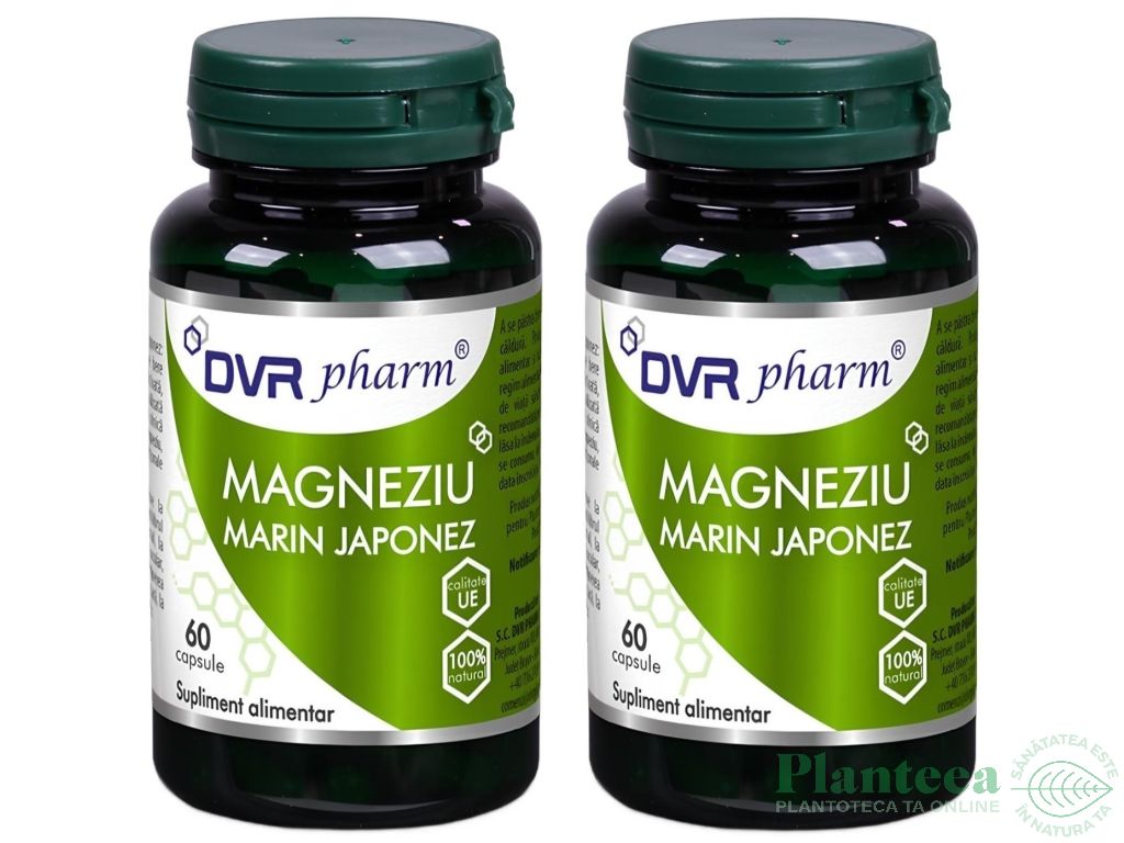 Magneziu marin japonez 2x60cps - DVR PHARM