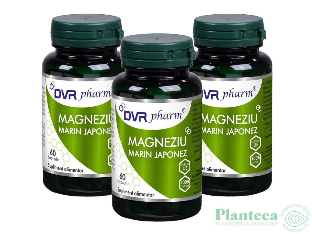 Magneziu marin japonez 3x60cps - DVR PHARM