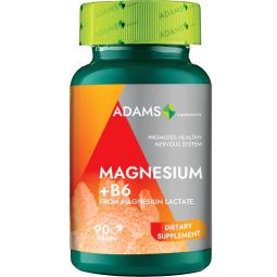 Magneziu B6 90cp - ADAMS SUPPLEMENTS