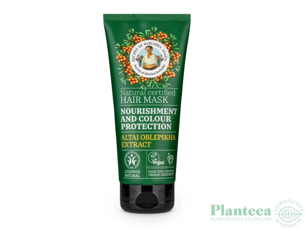 Masca par hranitoare protectie culoare catina Altai 200ml - GREEN AGAFIA