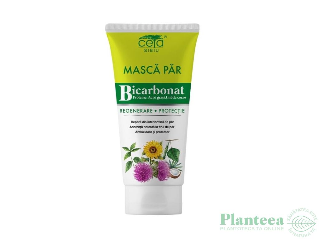 Masca par regenerare protectie bicarbonat 150ml - CETA SIBIU