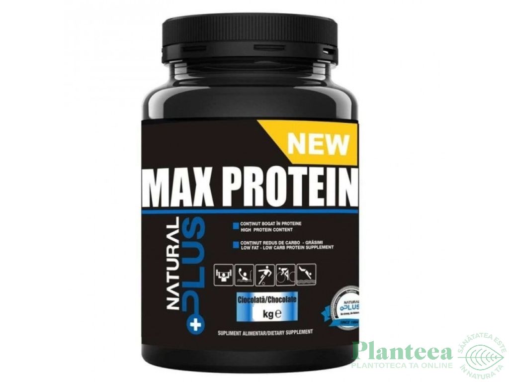 Pulbere proteica zer soia Max 600g - NATURAL PLUS