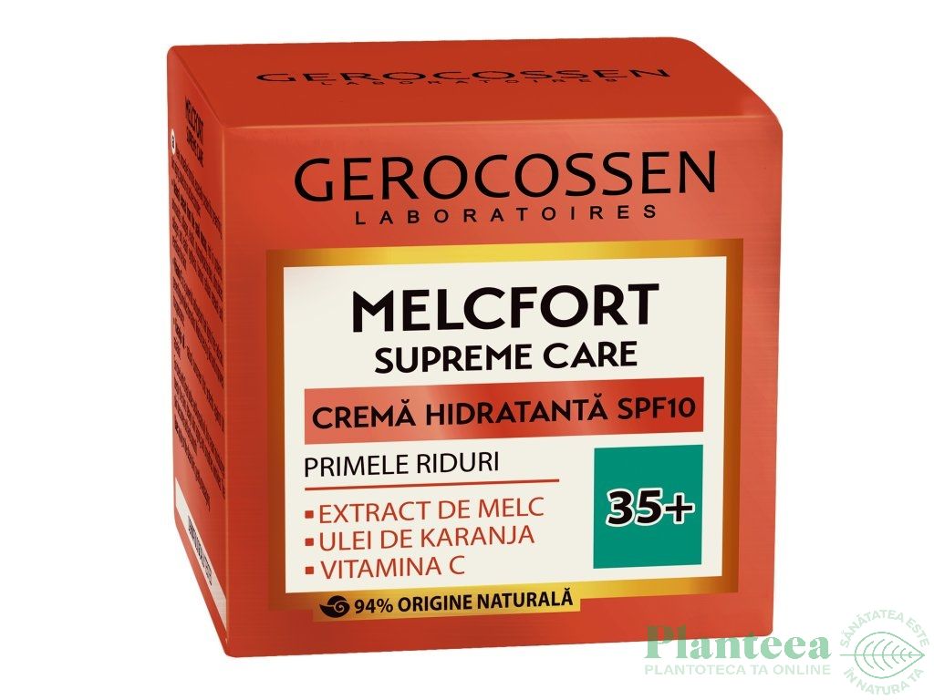 Crema hidratanta primele riduri 35+ Melcfort Supreme Care 50ml - GEROCOSSEN