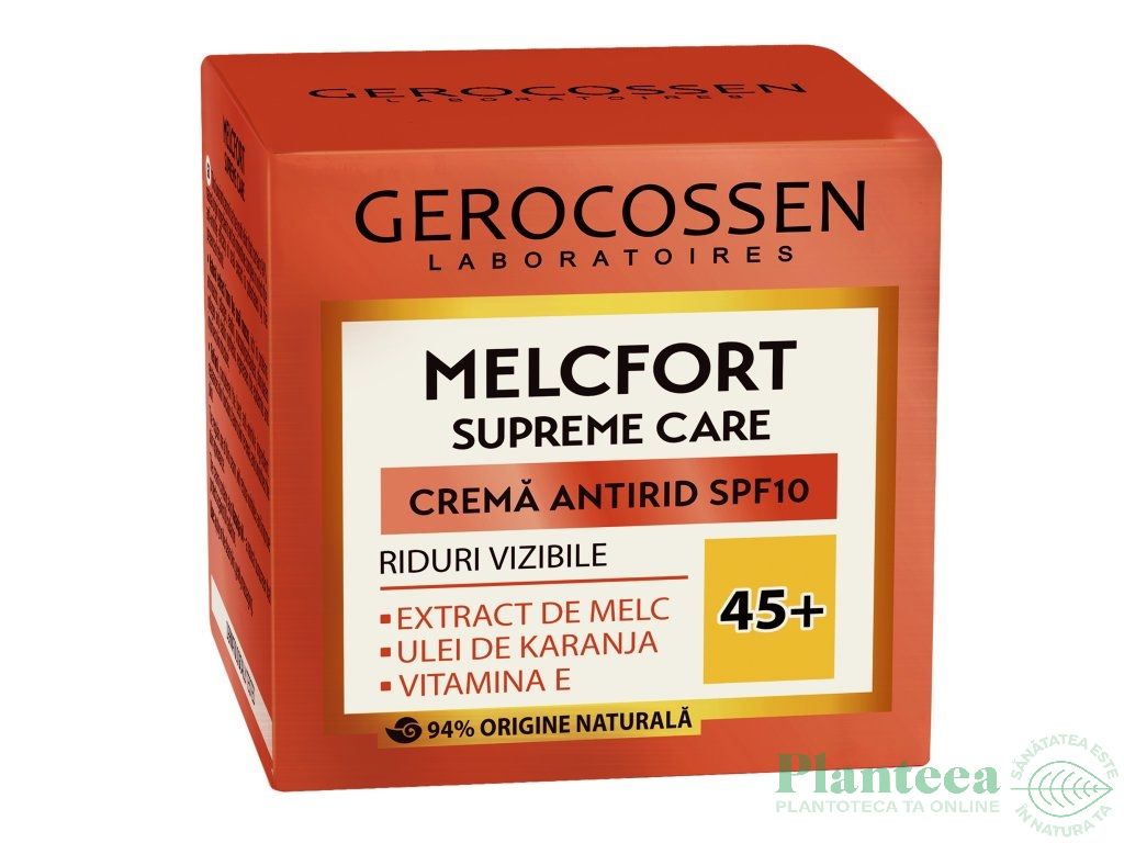 Crema antirid riduri vizibile 45+ Melcfort Supreme Care 50ml - GEROCOSSEN