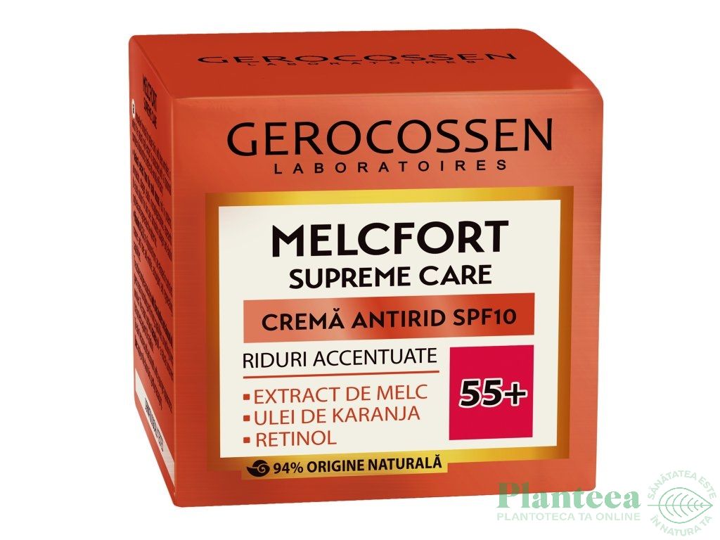 Crema antirid riduri accentuate 55+ Melcfort Supreme Care 50ml - GEROCOSSEN