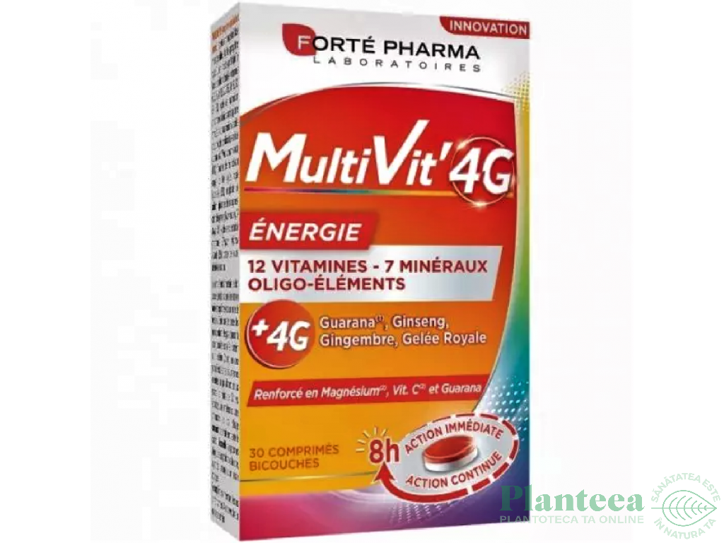 MultiVit 4G energie 30cp - FORTE PHARMA