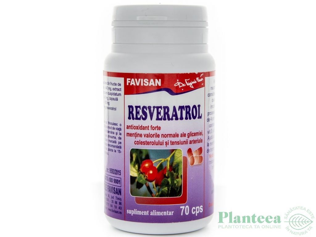 Resveratrol 70cps - FAVISAN