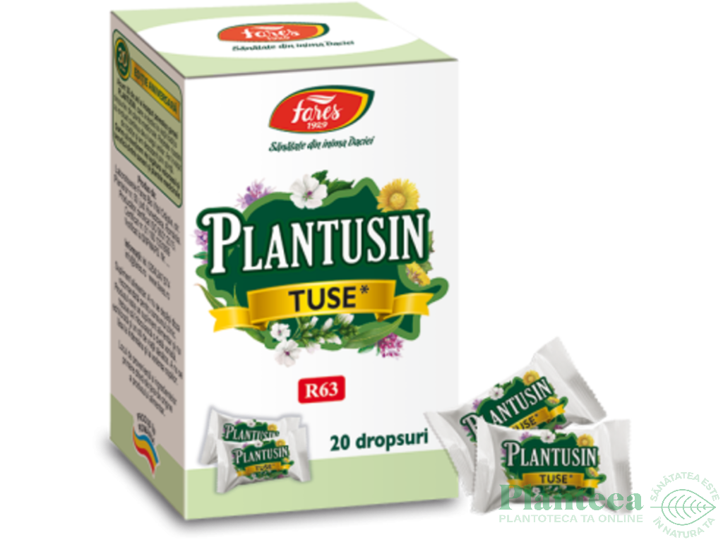 Dropsuri plantusin tuse 20cp - FARES